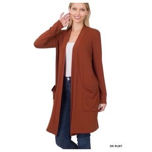 Long cardigan / pockets